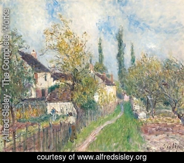 Alfred Sisley - A Path at Les Sablons