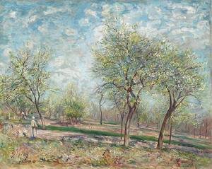 Alfred Sisley - Apple Trees in Bloom