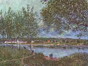 Alfred Sisley - The Path to the old Ferry at By