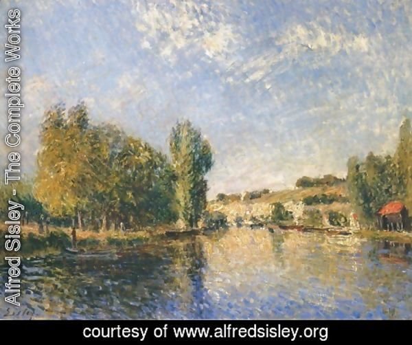 Alfred Sisley - The Loing at Moret I