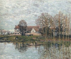 Alfred Sisley - Banks of the Seine at Port-Marly