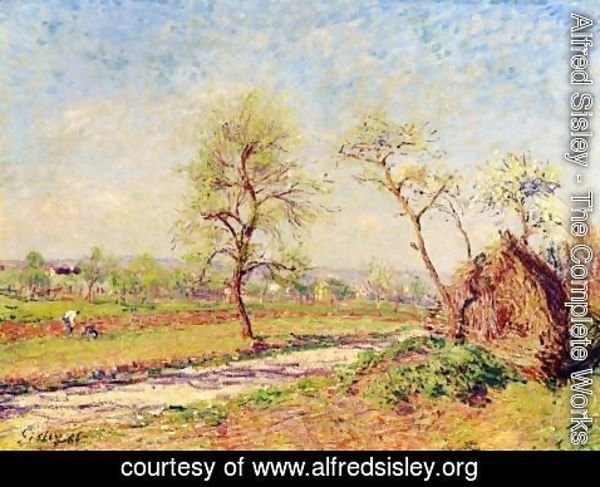 Alfred Sisley - Road at Veneux