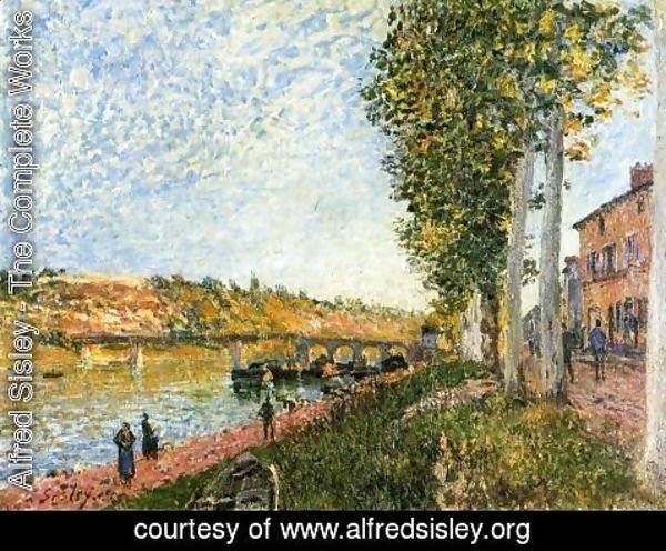 Alfred Sisley - Sunrise at Saint-Mammes