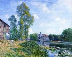 The Loing at Moret in Summer