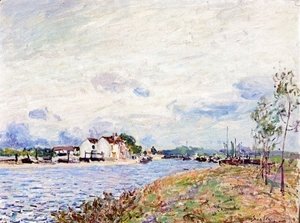 Alfred Sisley - The Mouth of the Loing at Saint-Mammes