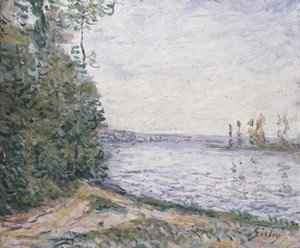 Alfred Sisley - La Seine pres de By