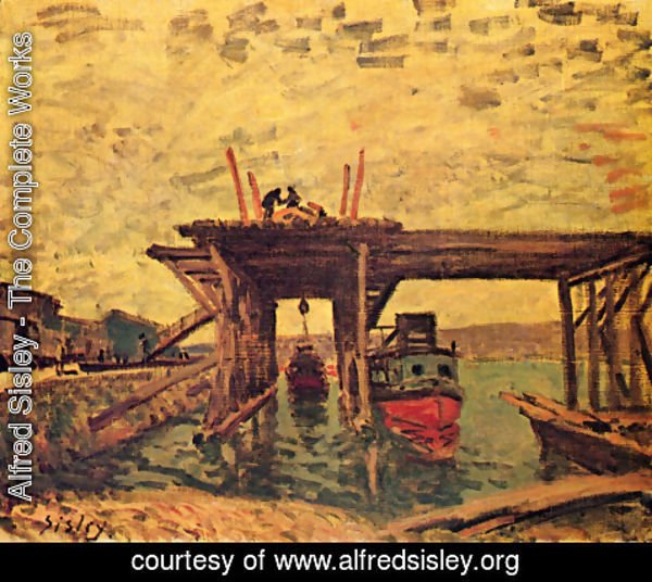 Alfred Sisley - Bridge in Bau