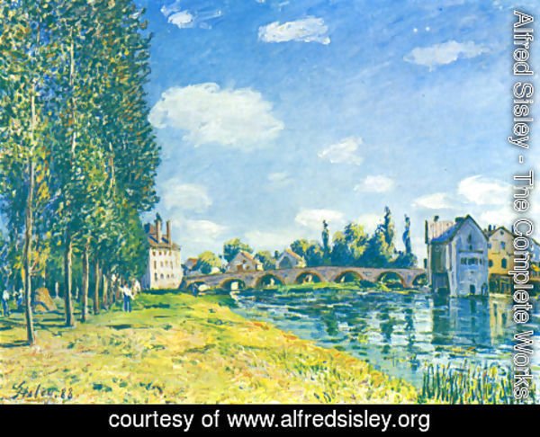 Alfred Sisley - Bridge von Moret at Summer