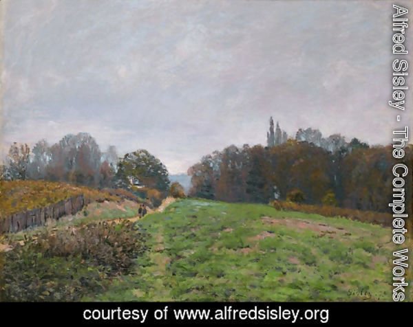 Alfred Sisley - Landscape at Louveciennes 2