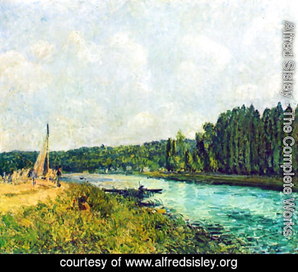 Alfred Sisley - Les berges de l'Oise