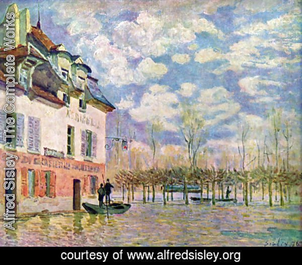 Alfred Sisley - Punt in the inundation