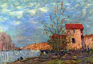 Alfred Sisley - The Loing bei Moret