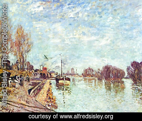 Alfred Sisley - The straw rents 3
