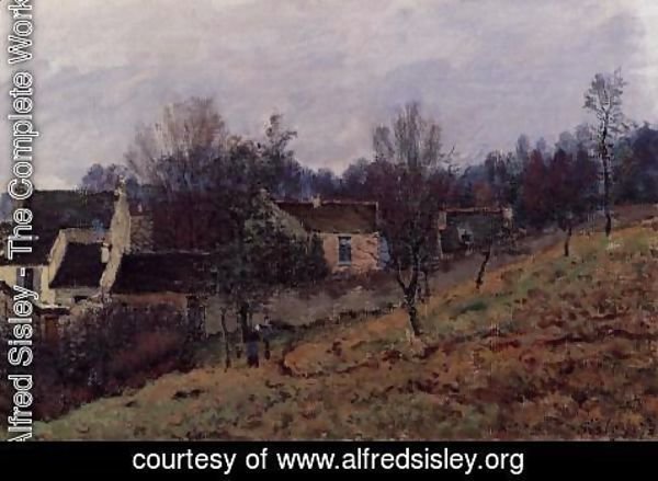 Alfred Sisley - Autumn in Louveciennes  1873