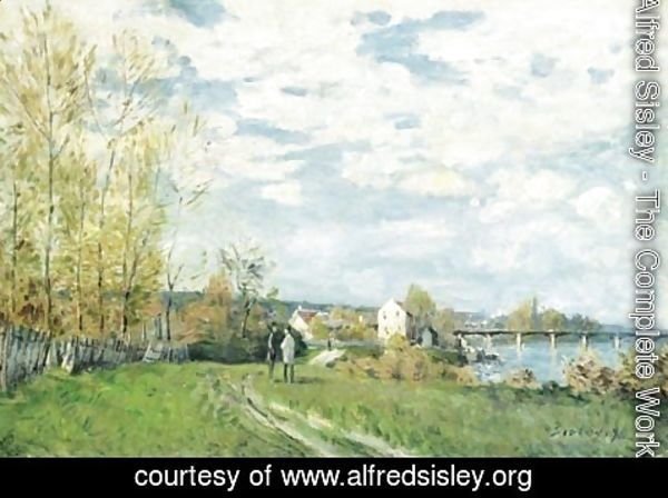 Alfred Sisley - Bords de Seine a Bougival