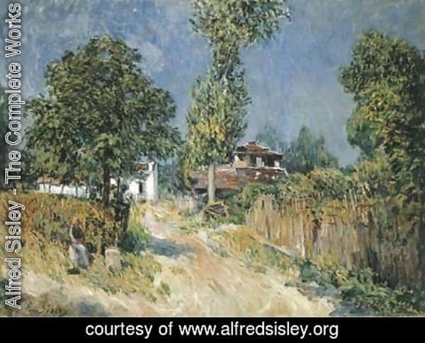 Alfred Sisley - Chemin montant au Mont Valerien
