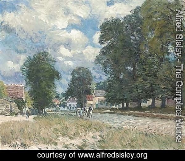 Alfred Sisley - La route de Marly-le-Roi