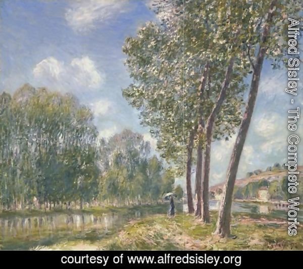 Alfred Sisley - Soleil de printemps - Le Loing