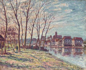 Alfred Sisley - Vue de Moret