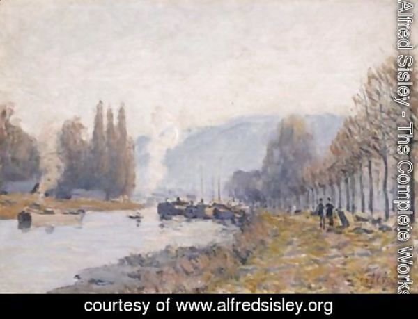 Alfred Sisley - La Seine A Bougival