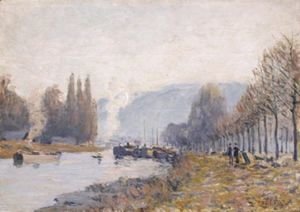 Alfred Sisley - La Seine A Bougival