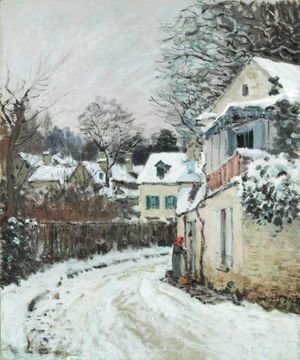 Alfred Sisley - Route A Louveciennes