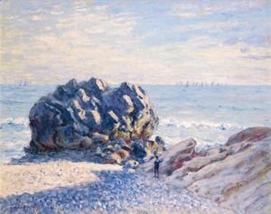Alfred Sisley - Storr Rock, Lady's Cove - Le Soir