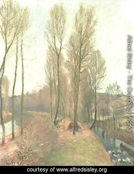 Alfred Sisley - L'Orvanne Et Le Canal Du Loing En Hiver