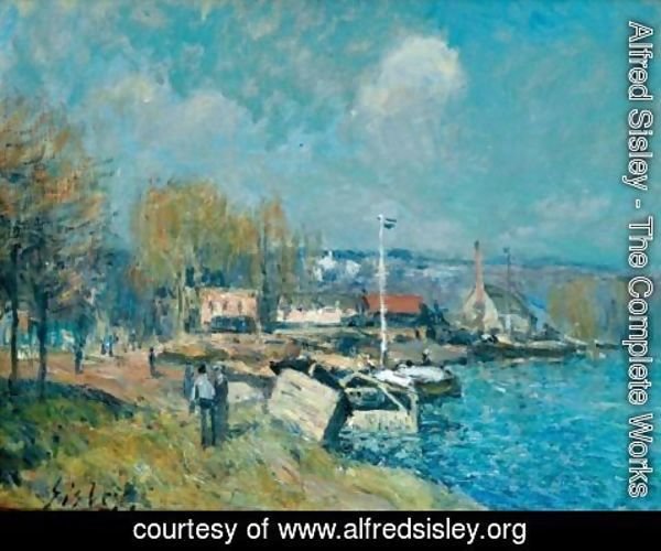 Alfred Sisley - La Seine A Port-Marly