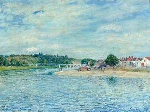 Alfred Sisley - La Seine A Saint-Mammes