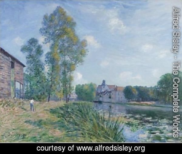 Alfred Sisley - Le Loing A Moret, En Ete