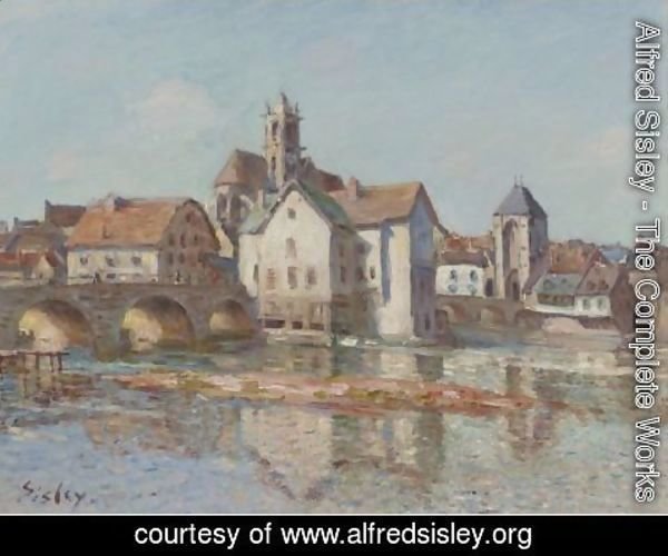 Alfred Sisley - Le Pont De Moret 2