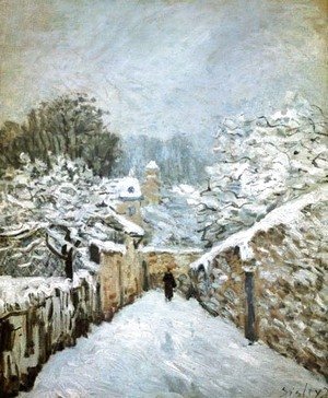 Alfred Sisley - Winter in Louveciennes