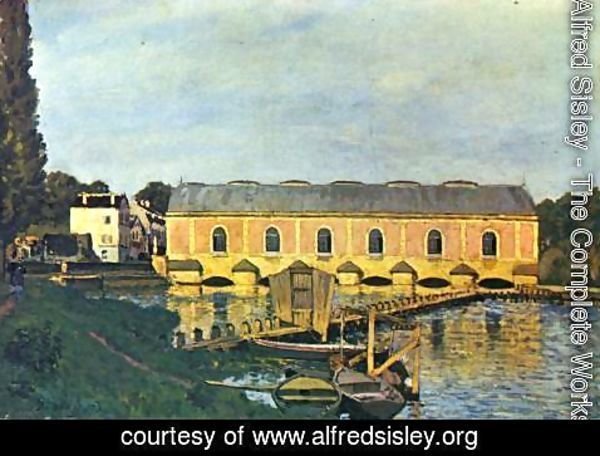 Alfred Sisley - Pump engine house at Marly