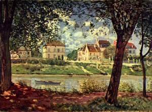 Alfred Sisley - Seine at Saint-Mammes