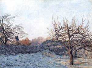 Alfred Sisley - The Frost