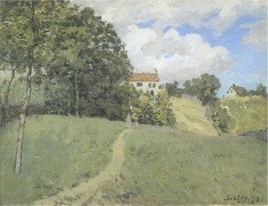 Alfred Sisley - Landscape with Houses