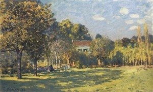 Alfred Sisley - A Park in Louveciennes