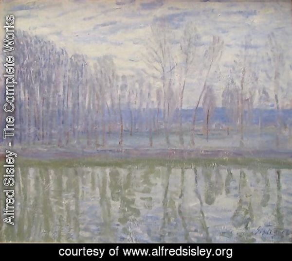 Alfred Sisley - On the Banks of the River Loing