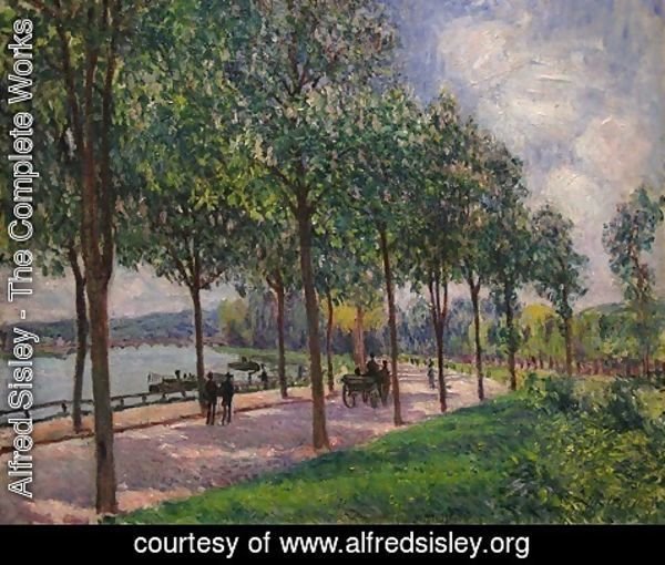 Alfred Sisley - Alley of Chestnut Trees