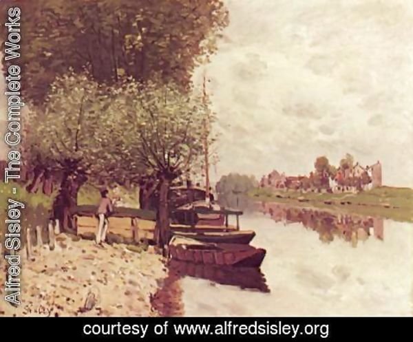 Alfred Sisley - The Seine at Bougival 2