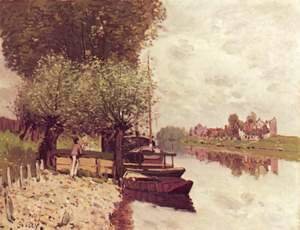 Alfred Sisley - The Seine at Bougival 2