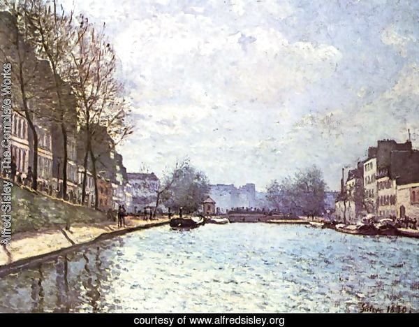 View of the Canal Saint Martin