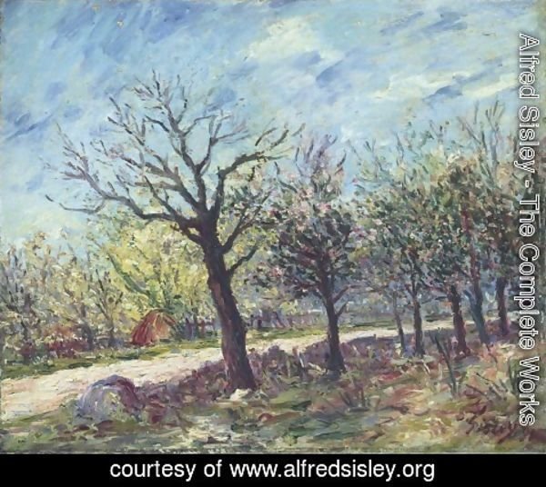 Alfred Sisley - Sablons in Spring