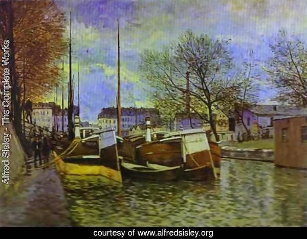 The St Martin Canal In Paris