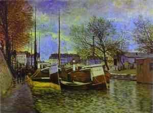 Alfred Sisley - The St Martin Canal In Paris