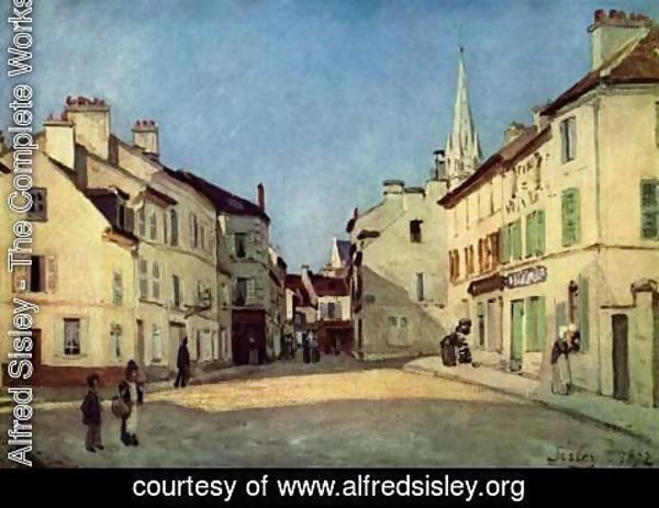 Alfred Sisley - Square In Argenteuil Rue De La Chaussee