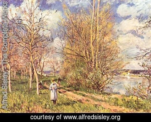 Alfred Sisley - Small Meadows In Spring
