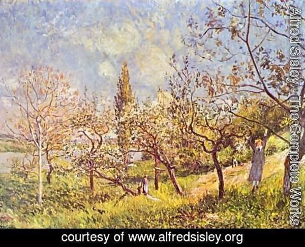 Alfred Sisley - Orchard In Spring