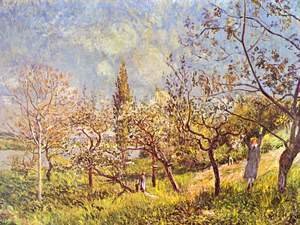 Alfred Sisley - Orchard In Spring